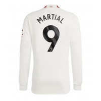 Camisa de Futebol Manchester United Anthony Martial #9 Equipamento Alternativo 2023-24 Manga Comprida